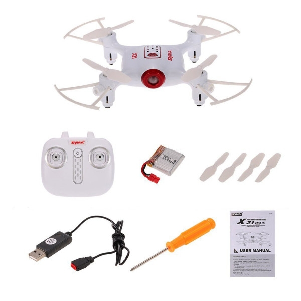 Квадрокоптер Syma X21 135мм барометр белый